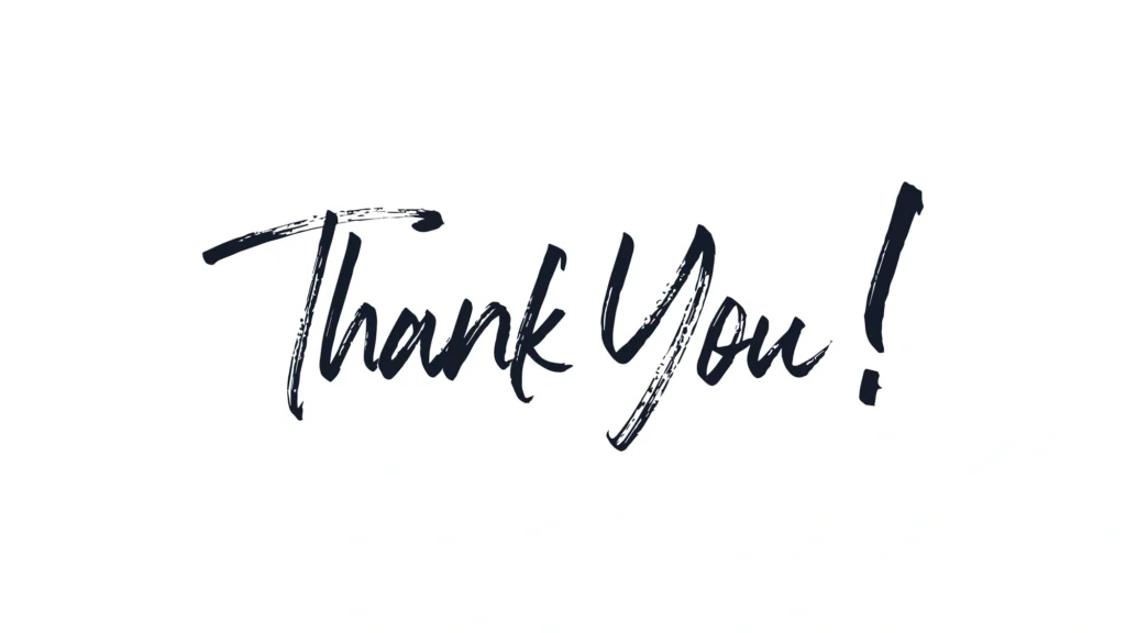 Thank You Thank You